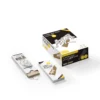 agag-organic-hemp-rolling-papers-pack-king-size Single pack of Agag 109mm hemp rolling papers showing white packaging and slow-burning natural hemp materials