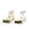 agag-rolling-papers-collection-wood-pulp-vs-hemp Agag rolling paper series comparison featuring classic wood pulp rolling paper alongside natural hemp variant