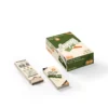 Single pack of Agag 98mm wood pulp rolling papers showing classic green packaging and natural brown texture