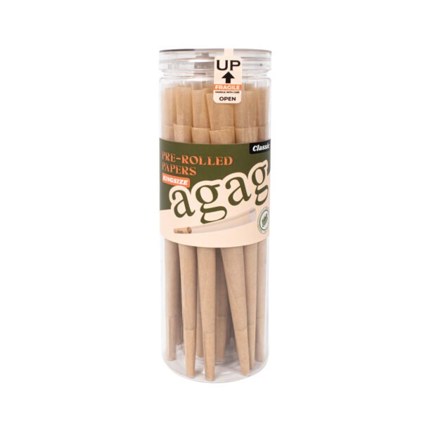 100 Pcs Pre-Rolled Cones Wood Pulp Rolling Papers Agag Rolling Papers | 100 Pcs Pre-Rolled Cones Wood Pulp Rolling Papers | Kingsize 109mm