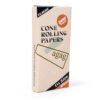 Single pack of Agag 84mm wood pulp rolling paper showing natural brown texture and easy-dispensing packaging