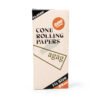 Single pack of Agag 84mm wood pulp rolling paper showing natural brown texture and easy-dispensing packaging